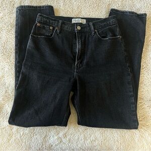 Abercrombie Ankle Straight Ultra High Rise